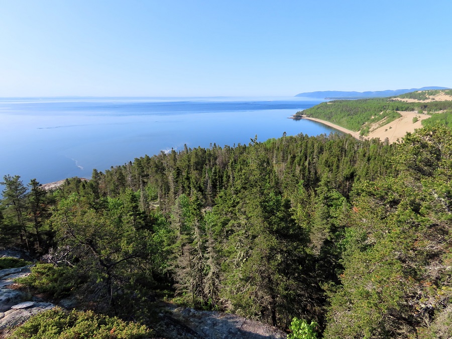View from the Tadoussac overlook. Photo © Gina Nichol