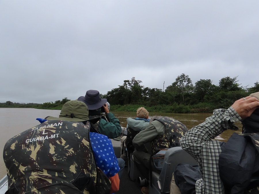 Cruising the river, looking for wildlife &copy; Gina Nichol