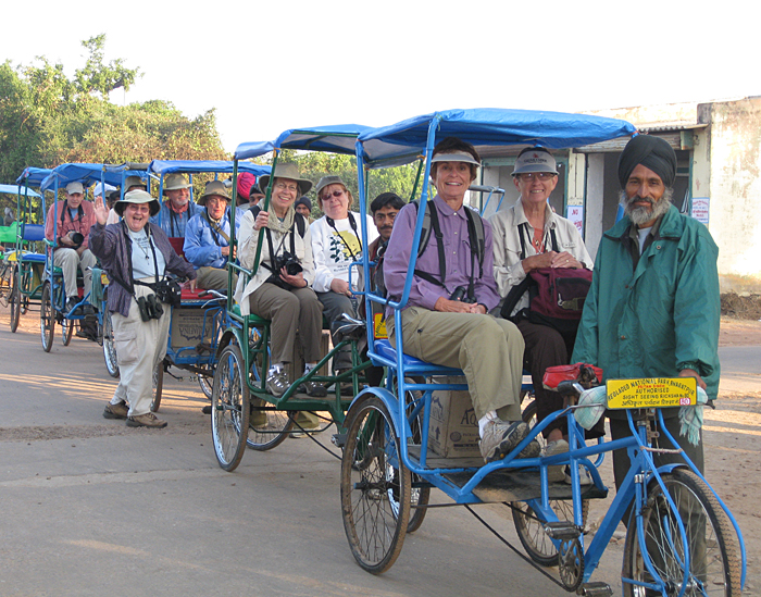Group at Bharatpur. Photo by Peg Abbott.